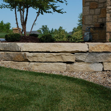 9" Limestone Retaining Wall