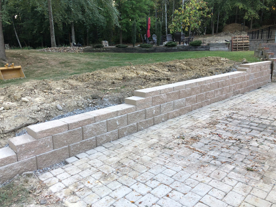 Baneberry Retaining wall