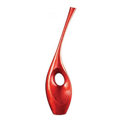 www.essentialsinside.com: tall contemporary red sculpture - Home Decor