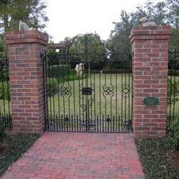 Stewart Wrought Iron Entrance Gate - Outdoor Products