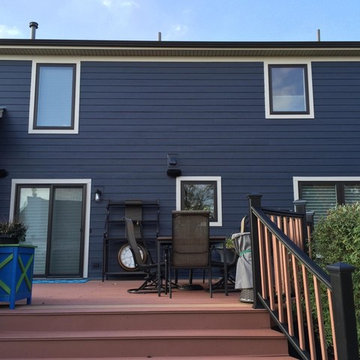 Dive into Deep Ocean blue siding by James Hardie!
