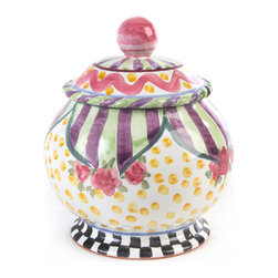 Piccadilly Canister - Large | MacKenzie-Childs - Kitchen Canisters And Jars