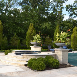 Solid Stone Planters and Urns - Garden Statues And Yard Art