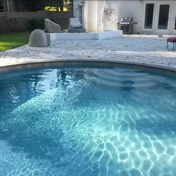 Atlanta Metro Custom Pool Renovations - Blue Lagoon PebbleTec