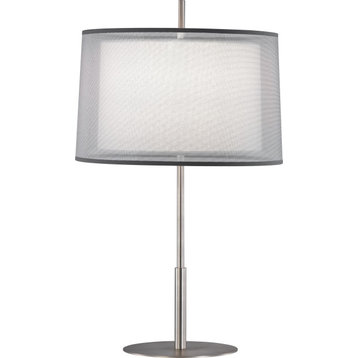 Saturnia Table Lamp, Stainless Steel/Silver