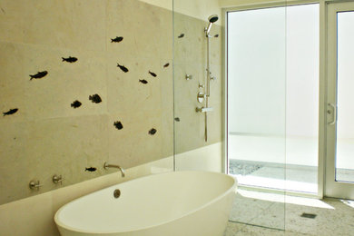 Island style bathroom photo in Miami