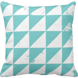 Blue squares - Nicolas Blind - Eyefood Factory - Coussin