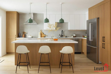 Inspiration for a contemporary kitchen remodel in Seattle