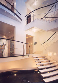 Modern Staircase Hong Kong Minimalist staircase photo in Hong Kong