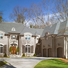 Exterior painted brick