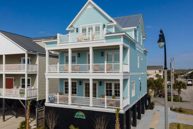 Example of an exterior home design in Other