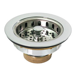 Everflow Supplies (EVEXY) - Everflow Heavy Duty Sink Strainer With Chrome Plated Solid Brass Body - Kitchen Fixture Parts