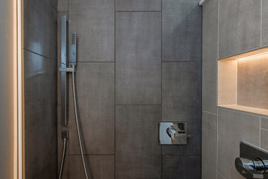 Example of a trendy bathroom design in Austin