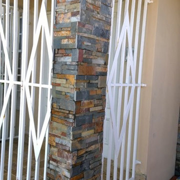 brick columns and block columns