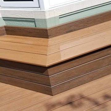 Timbertech Deck with Custom Bench