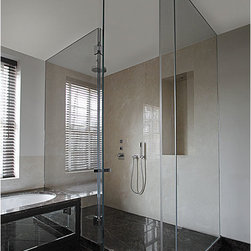 Fully Frameless Glass Shower Enclosure - Shower Stalls And Kits