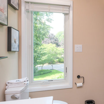 Pretty Bathroom with New Window - Renewal by Andersen Westchester, Putnam & Fair