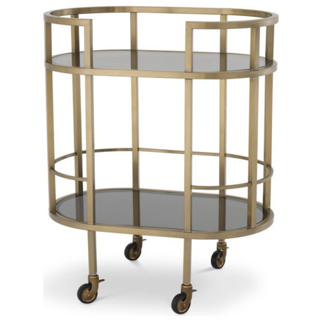 Brushed Brass Bar Cart | Eichholtz Townhouse