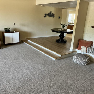 Flooring Renovation: Mohawk Laminate & Dream Weaver Carpet
