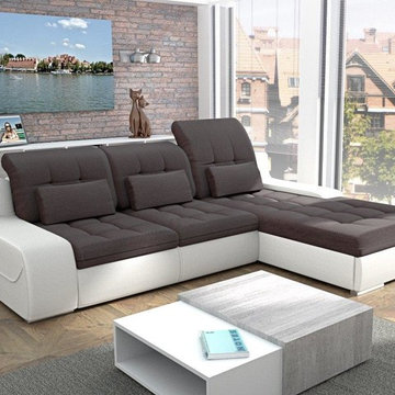 European sectional sleeper sofa GIORGIO