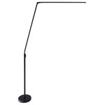 Lite Source - Lite Source LS-83320BN Pontus - 82.5" 33W 1 LED Floor Lamp - Pontus 82.5" 33W 1 LED Floor Lamp Brushed NickelLed Floor Lamp, Brushed Nickel, Led 33W.Brushed Nickel FinishLed Floor Lamp, Brushed Nickel, Led 33W. *Number of Bulbs: 1 *Wattage: 33W * BulbType: LED *Bulb Included: Yes *UL Approved: Yes