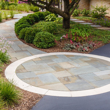 Traditional Bluestone Front Walk - Fox Point