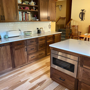 Walnut Refaced Kitchen