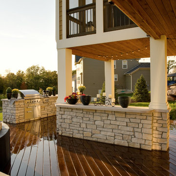 Brazilian Ipe Wood Deck - Sunset Serene