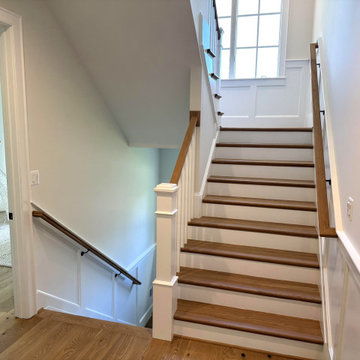 Project #141 | Timeless Switchback Staircase with Traditional Box Newels