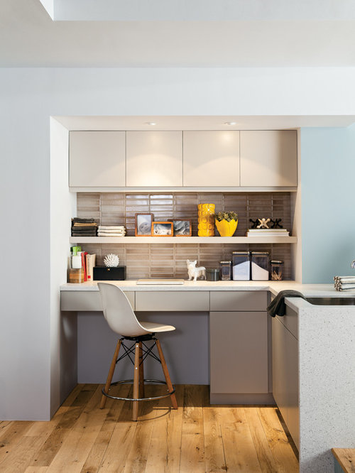 Best Kitchen Office Nook Design Ideas Remodel Pictures Houzz   56f10060019665da 9545 W500 H666 B0 P0  Contemporary Kitchen 