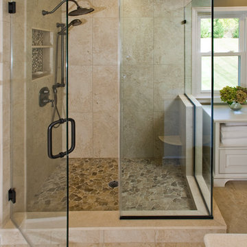 View of the shower