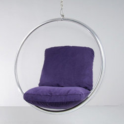 Aarnio: Ball Chair Hanging Transparent Acrylic Reproduction - Hanging Chairs