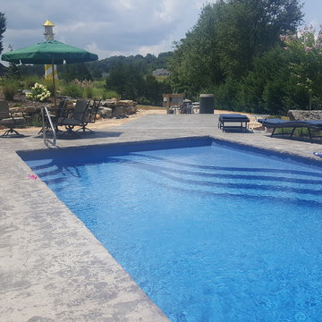 Regatta Fiberglass Pool by Blue Hawaiian