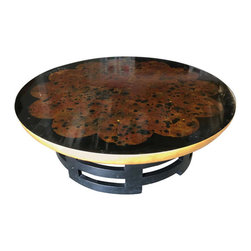 Muller & Barringer for Kittinger Coffee Table with Lacquer Top, Circa 1950 - Coffee Tables