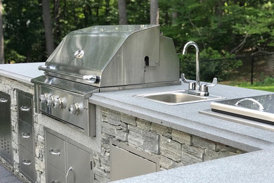Westwood Outdoor Kitchen and Living Area