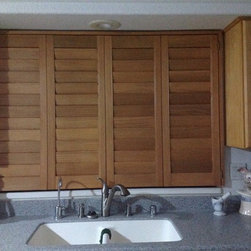 Sandi's kitchen shutter - Interior Shutters