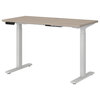 Move 60 Series 48W x 24D Height Adjustable Desk in Sand Oak - Engineered Wood