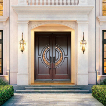Bold Entryway That Blends Elegance and Strength