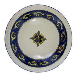 Le Souk Ceramique - Le Souk Ceramique Stoneware Large Serving Bowl, Riya - Serving And Salad Bowls