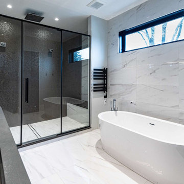 Chicago Luxury Primary Bathroom Remodel with Freestanding Tub
