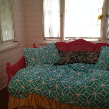 Vibrant Bedroom and Sleeping Porch