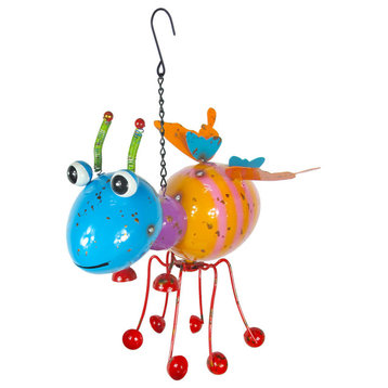 Hanging Ant Ornament With Kinetic Spinning Legs