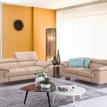 A973 Modern Premium Leather Sofa Set