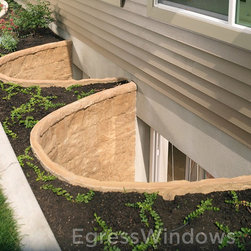 Elite Egress Window Wells in Tan - Windows And Doors