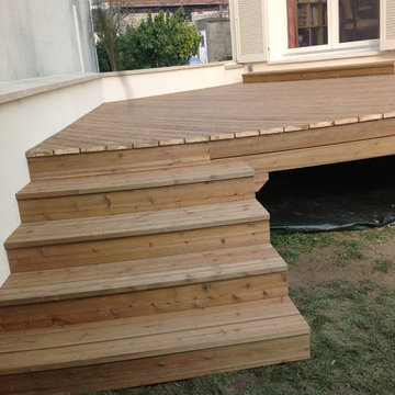 Terrassse en bois résineux