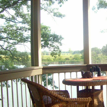 Elevated Screen Porch with Deck & Patio
