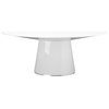 Otago Oval Dining Table White