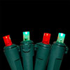 70 Mini LED String Lights, Warm White, Red and Green