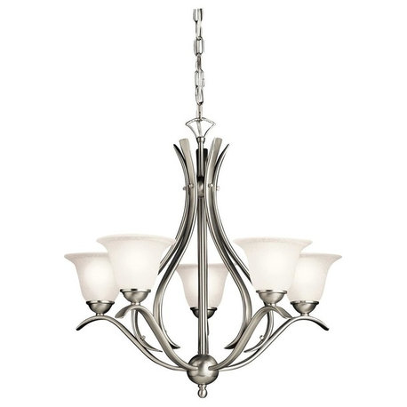 Chandelier 5-Light, Brushed Nickel
