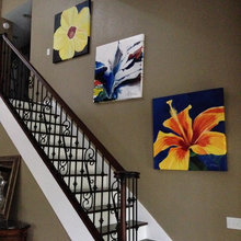 Large Artwork In Stairwell